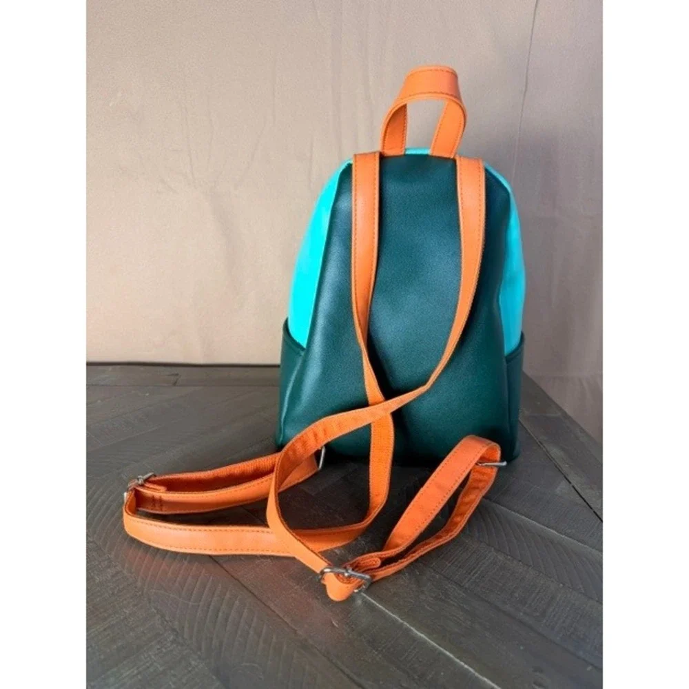 Dragon Ball Super Shenron Mini Backpack Bioworld Teal Orange Anime Bag